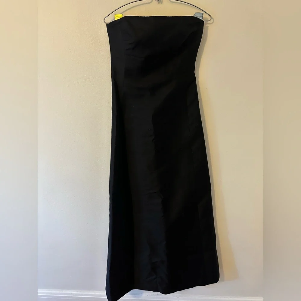 Lauren Ralph Lauren Strapless Black Cocktail Gown - size 4 - Picture 1 of 6